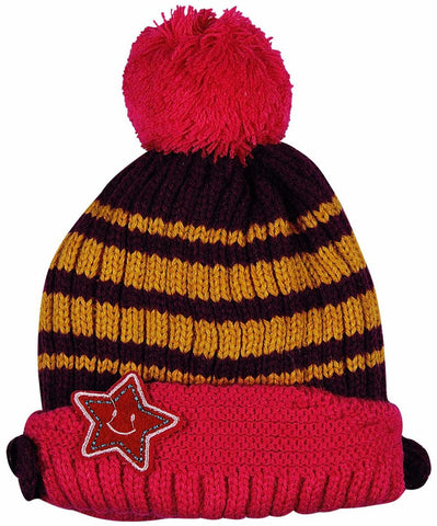 Ollington St. Collection Woollen Cap With Strap - Yellow (2 - 4 Years )