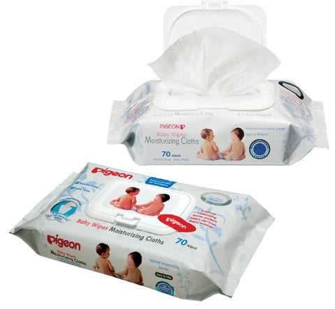 Pigeon Baby Moisturizing Wipes (70 wipes)